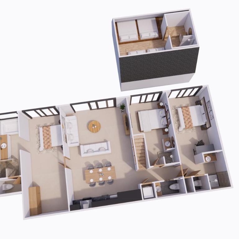 3min de la mer - 14P - Calme - Moderne - Jacuzzi - BBQ - Villa con piscina privada - 18