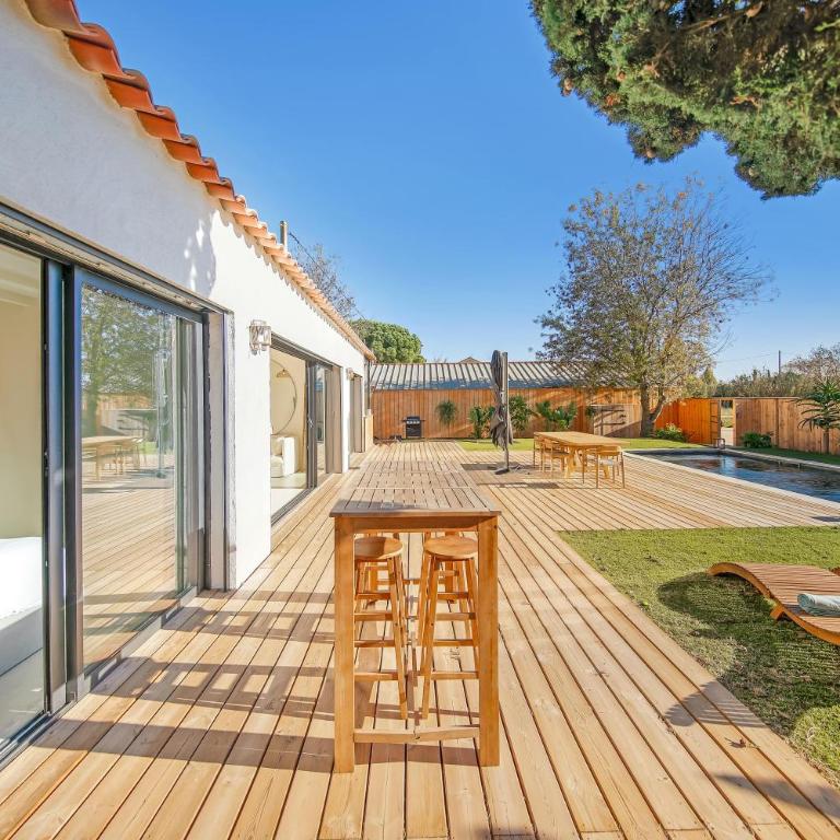 3min de la mer - 14P - Calme - Moderne - Jacuzzi - BBQ - Villa con piscina privada - 26