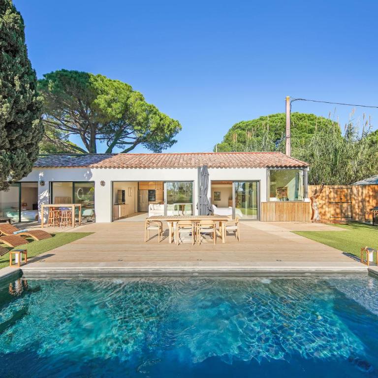 3min de la mer - 14P - Calme - Moderne - Jacuzzi - BBQ - Villa con piscina privada - 1