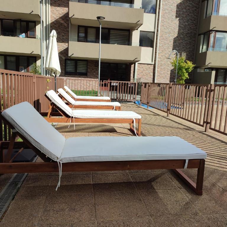 Departamento Central 2 habitaciones, 1 cuadra de la Playa - Apartamento de 2 dormitorios - 24