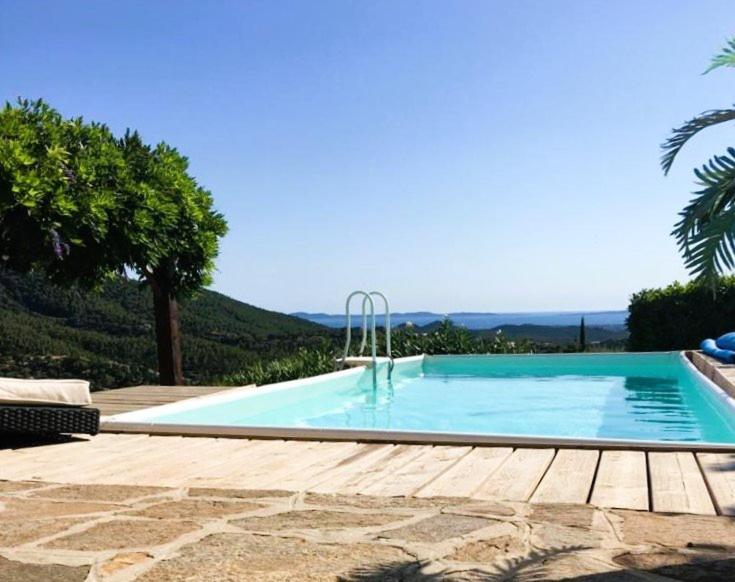 Villa Cosy pour 6 personnes avec piscine privée et vue panoramique sur les îles et les collines à La Londe les Maures - Three-Bedroom Vacation Home - 5