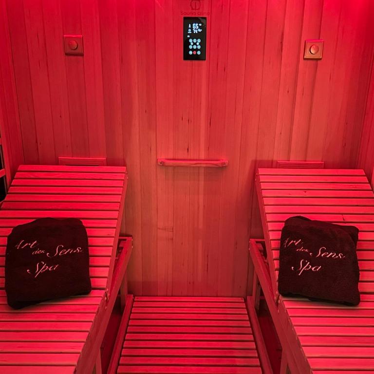 Art des sens - SPA et Sauna privatifs - Studio avec Lit King-Size - 6