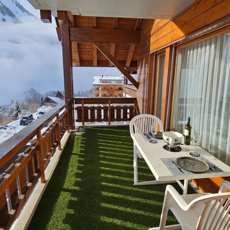 Studio 4206 Les Sources aux Bains d'Ovronnaz - Studio mit Poolblick - 27