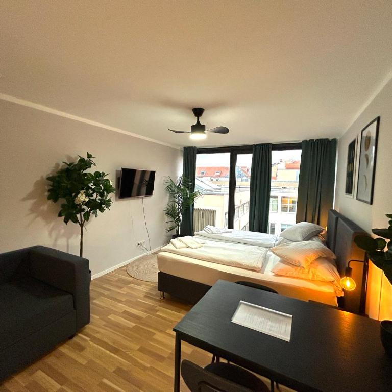 Stayando Cozy Apartment Munich City Center - Estudio Triple Estándar - 1