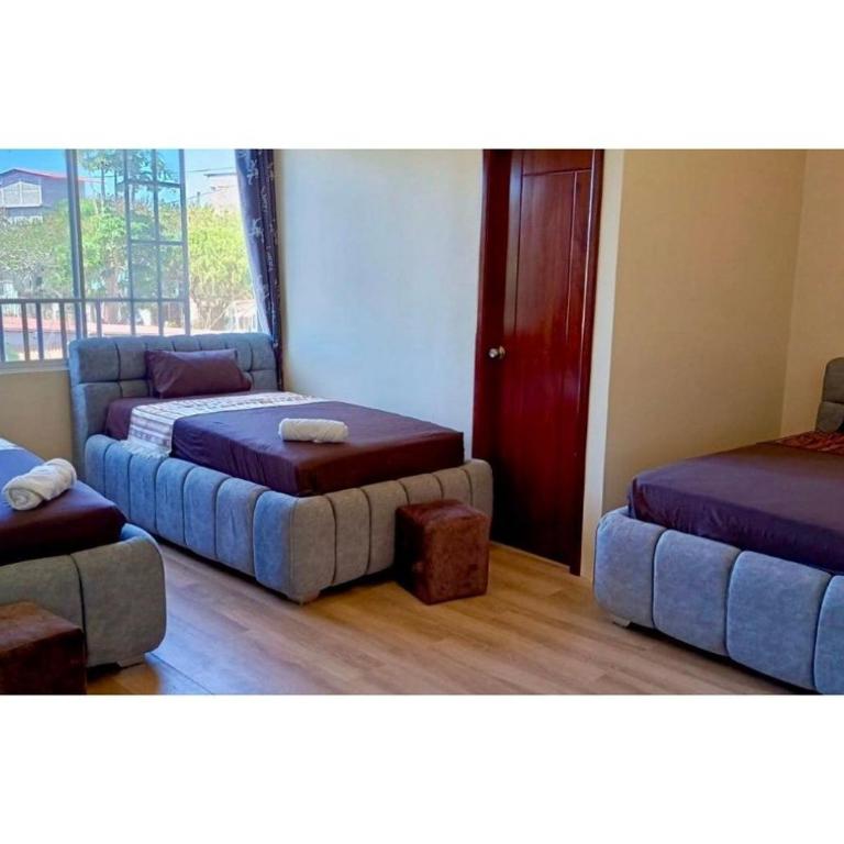 Departamento frente a la playa con 4 camas en el centro de San Cristobal - Apartamento de 2 dormitorios con vistas parciales al océano - 18