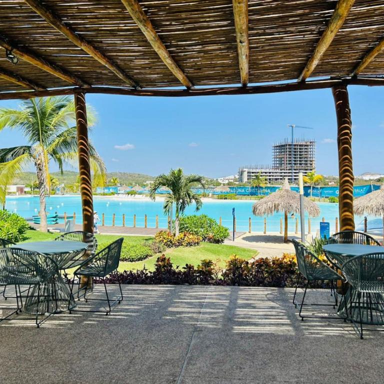 Lindo con gran alberca tipo playa by G P S rentas - Two-Bedroom Apartment - 15