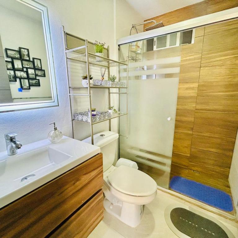 Lindo con gran alberca tipo playa by G P S rentas - Two-Bedroom Apartment - 20