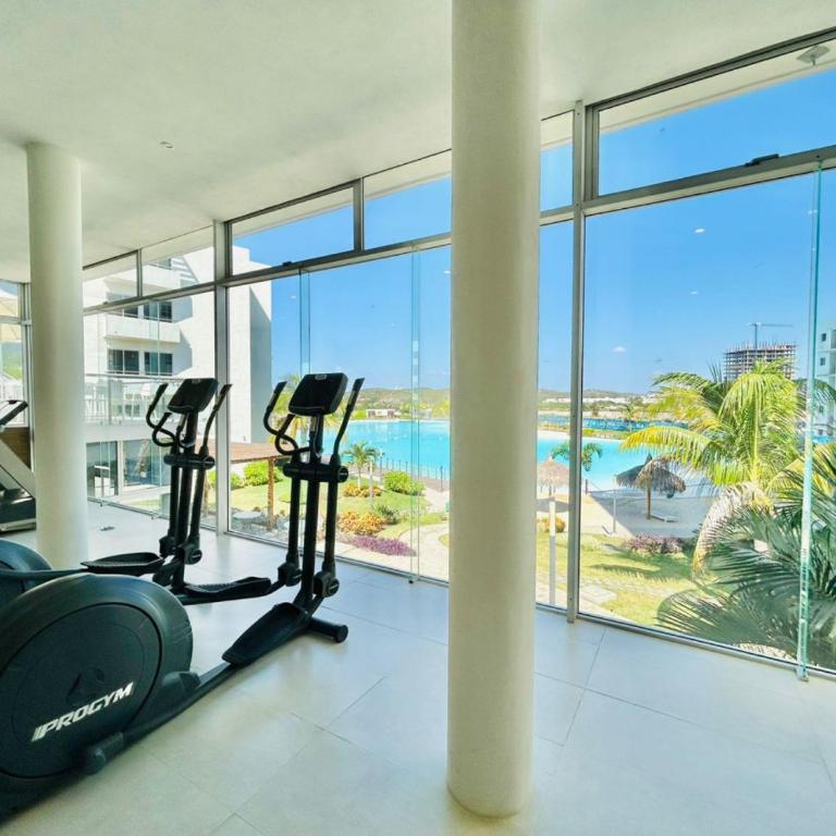 Lindo con gran alberca tipo playa by G P S rentas - Two-Bedroom Apartment - 28