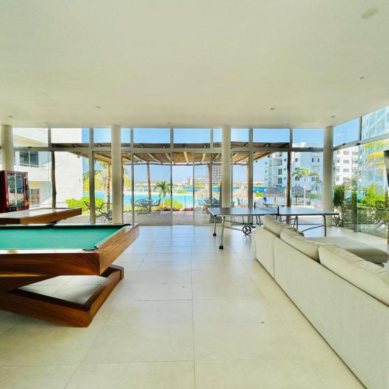 Lindo con gran alberca tipo playa by G P S rentas - Two-Bedroom Apartment - 32