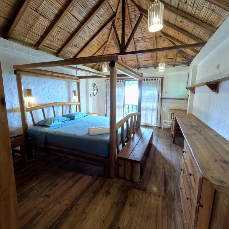 La Perla Hostel and Cabins - Habitación Doble Deluxe con vistas al mar - 1