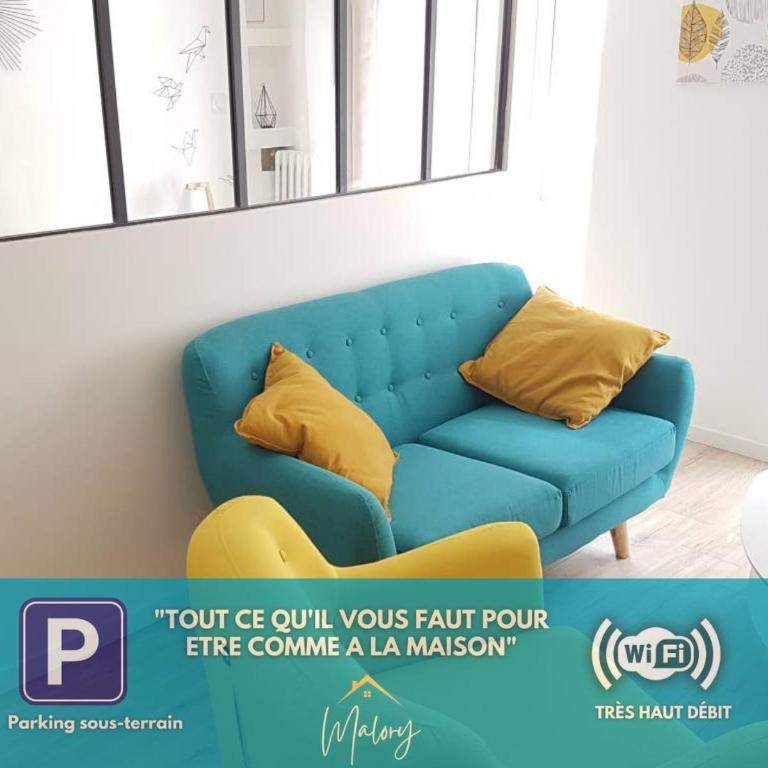 COCON du centre ville avec PARKING et WIFI - Appartement 1 Chambre - 1