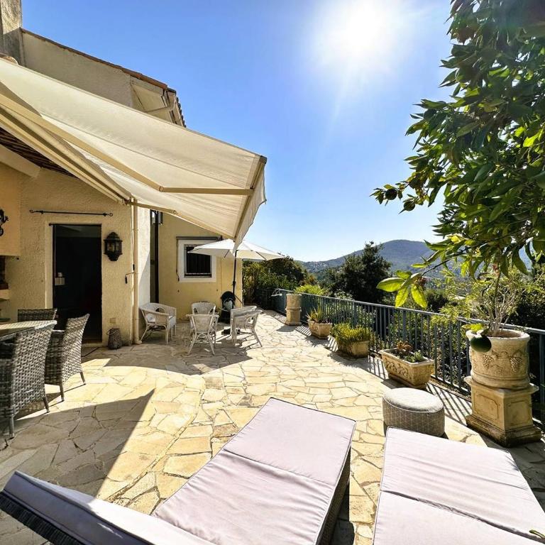Le Langoustier pour 6 personnes avec piscine à La Londe-Les-Maures - Haus mit 3 Schlafzimmern - 1