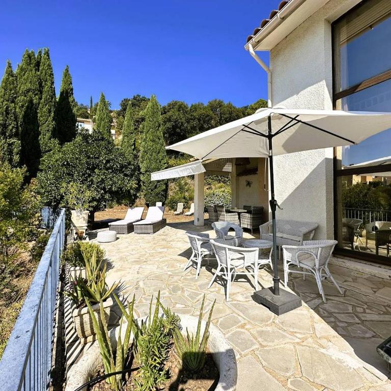 Le Langoustier pour 6 personnes avec piscine à La Londe-Les-Maures - Haus mit 3 Schlafzimmern - 2