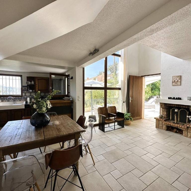 Le Langoustier pour 6 personnes avec piscine à La Londe-Les-Maures - Haus mit 3 Schlafzimmern - 14