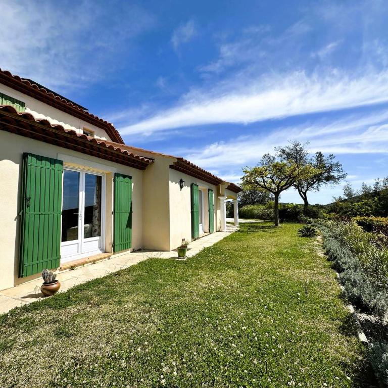 Villa Verde climatisée pour 10 personnes avec piscine chauffée et vue mer à La Londe les Maures - Maison de Vacances - 7