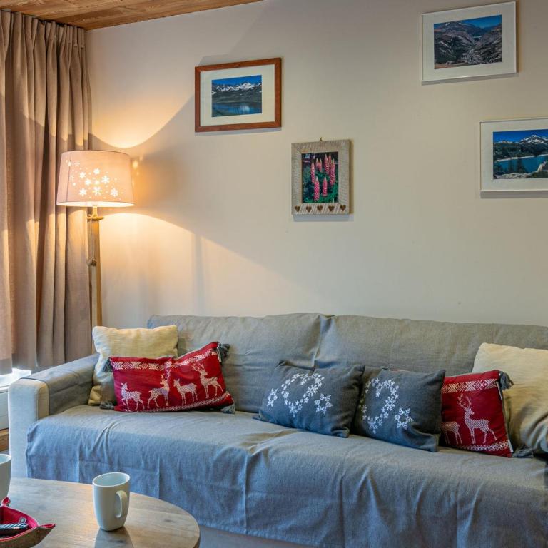 Spacieux duplex 3P avec wifi et balcon sud, parking inclus, près des pistes à Val-d'Isère - FR-1-694-27 - Apartment - 9