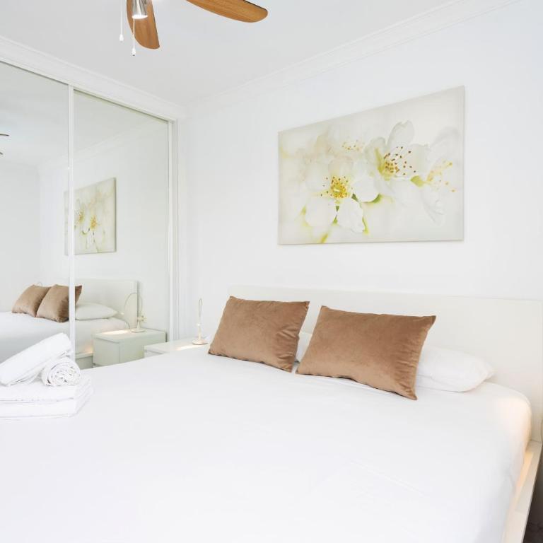 Amazing Ocean view & Pool Los Cristianos Achacay - Apartamento de 2 dormitorios con terraza y vistas al mar - 14