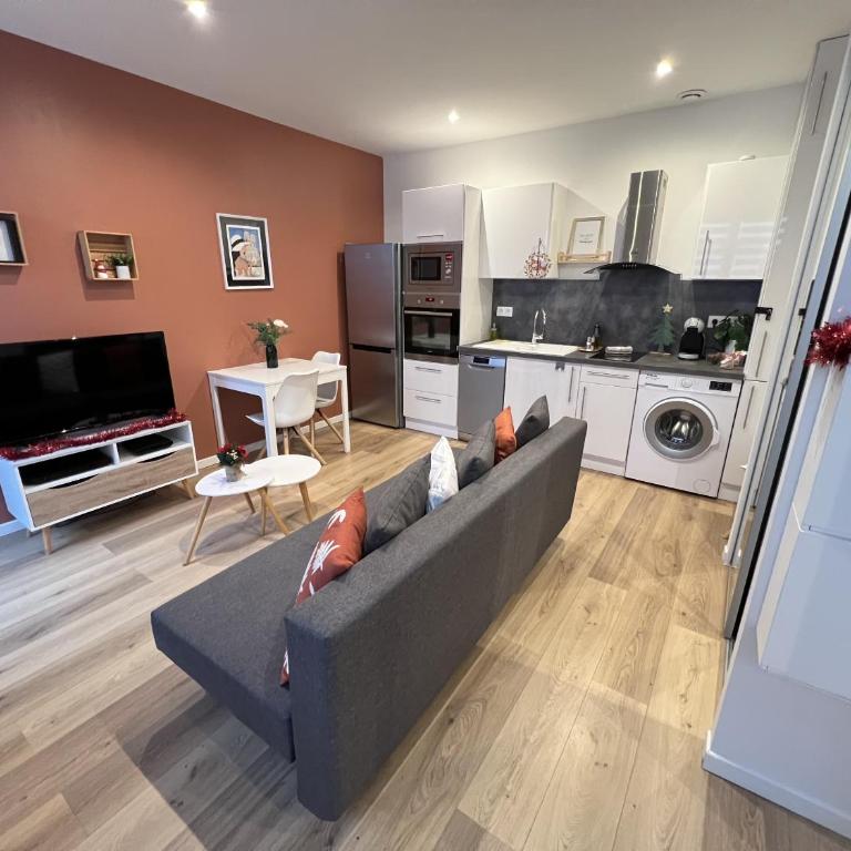 Le Rémois - Appartement rare - Cour privée - Parking - Reims - Appartamento con 1 Camera da Letto - 17