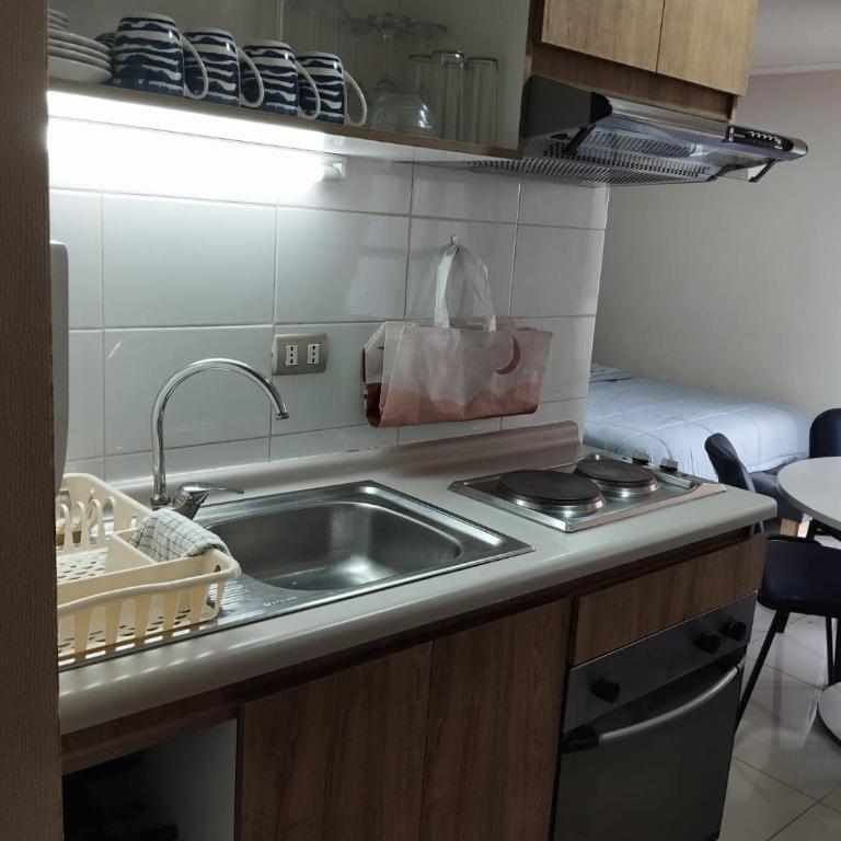 Depto 1 ambiente metro Santa Ana con todo lo necesario - Apartamento de 1 dormitorio - 6