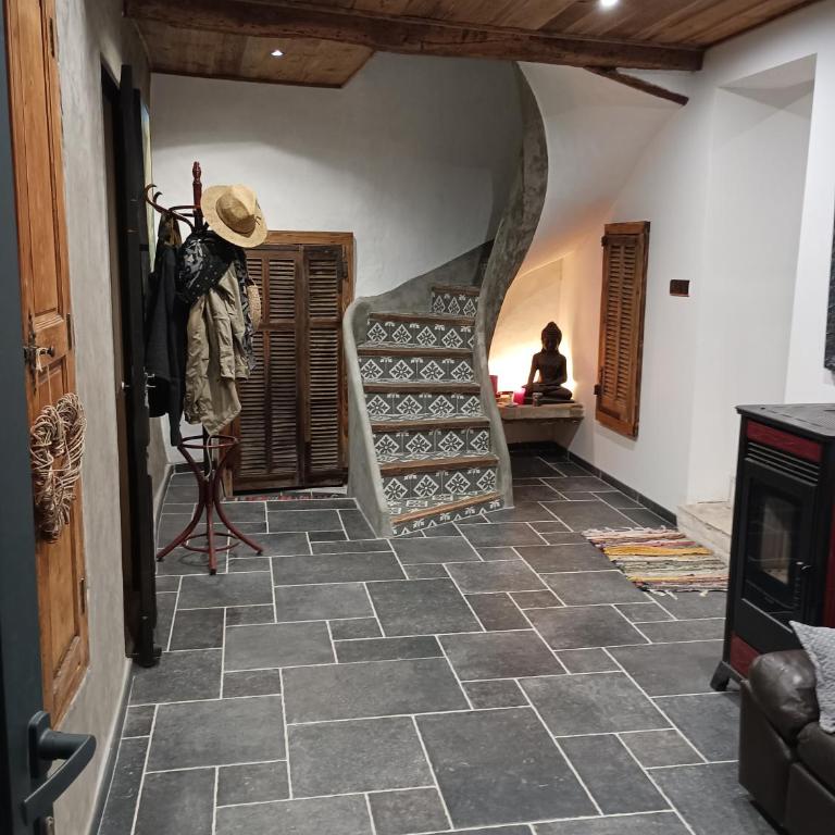 Chambre d'hôte Les Oulies Bédoin - Chambre Quadruple avec Balcon - 15