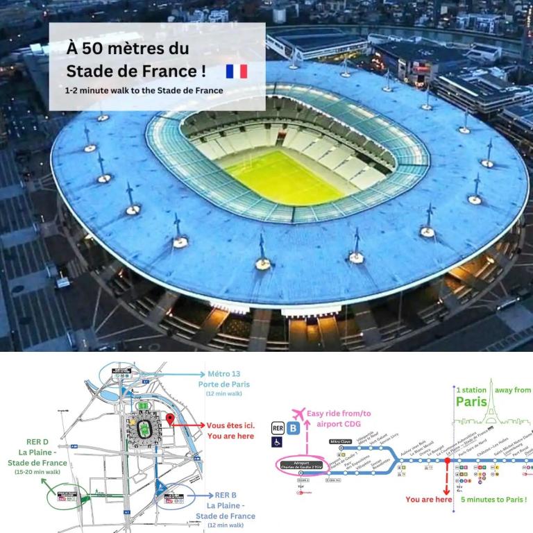 Cosy home stade de France CDG airport - One-Bedroom Apartment - 30
