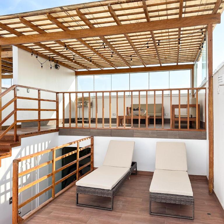TRIPLEX con piscina privada en San Bartolo - Three-Bedroom Apartment - 1