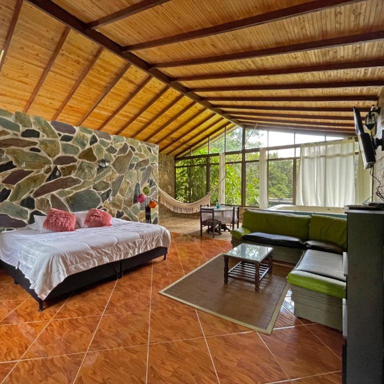 Hotel Cabañas JC - Suite con bañera de hidromasaje - Cama extragrande - 3