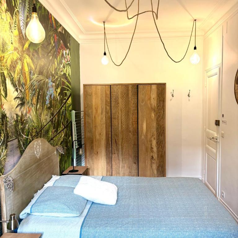 Les chambres de Cédric ICONIC TRAM GARE Nice Ville pour personnes CALMES - Chambre Double - 3
