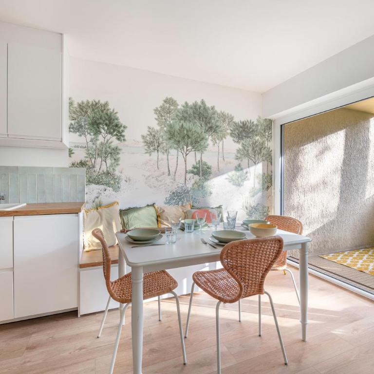 À 220m de la plage, appart avec terrasse pour 3 - Apartment - 9