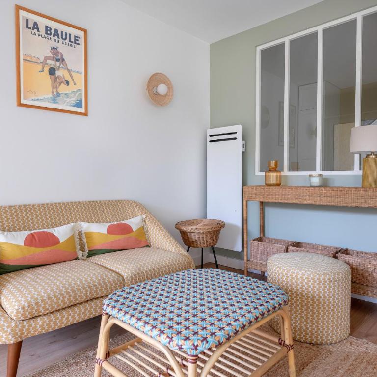 À 220m de la plage, appart avec terrasse pour 3 - Apartment - 8