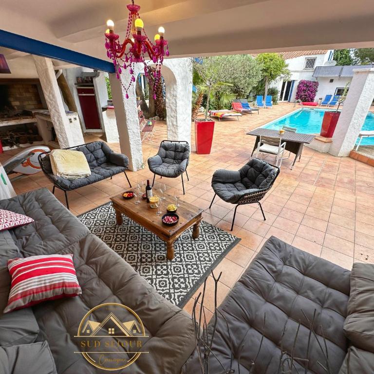 MAS M - Villa d'exception - Piscine - Jeux Enfants - BBQ - Plancha - Cheminée - Calme - 5 Chambres - SUDSEJOURCONCIERGERIE - Villa con Piscina Privata - 3