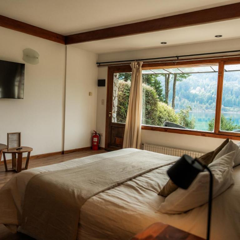 El Remanso del Lago - Habitación con cama extragrande y vistas al lago - 7