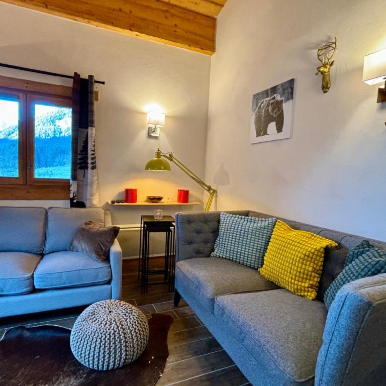 Chalets d'Angèle D5 - T3 Cosy à Châtel - Two-Bedroom Apartment with Terrace - 4