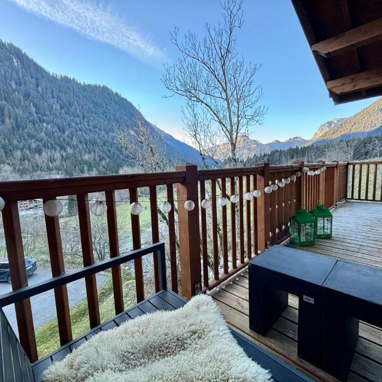Chalets d'Angèle D5 - T3 Cosy à Châtel - Two-Bedroom Apartment with Terrace - 12