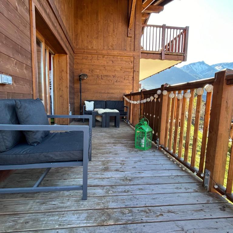 Chalets d'Angèle D5 - T3 Cosy à Châtel - Two-Bedroom Apartment with Terrace - 14