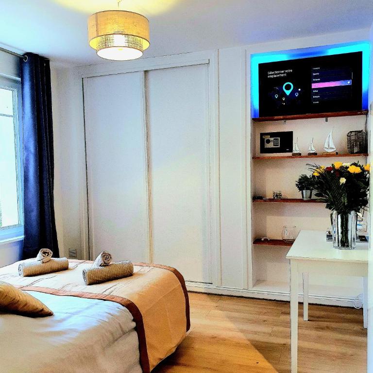 La Petite Boulonnaise Studio cosy avec cour privative - proche Nausicaa - Studio avec Terrasse - 4