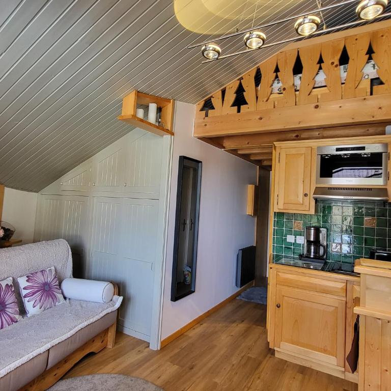 Studio Mezzanine Les Combettes E - Apartment mit Balkon - 1