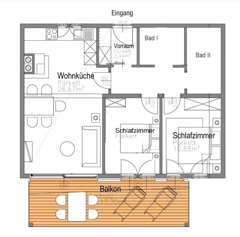 Premium Apartments am Weißensee - Apartment mit 2 Schlafzimmern - 18