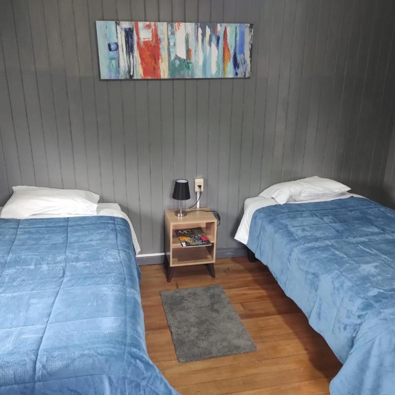 Hostal La Casona Ensenada con parking - Habitación Doble - 2 camas - 1