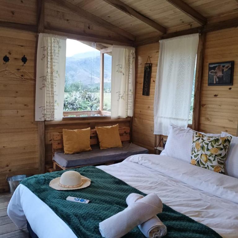 Glamping Entre Nopales, Villa de Leyva - Habitación Doble con vistas al jardín - 1