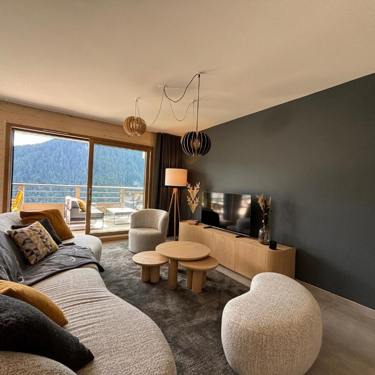 Le Thélème A303 - Vue panoramique sur Châtel - Three-Bedroom Apartment with Mountain View - 5