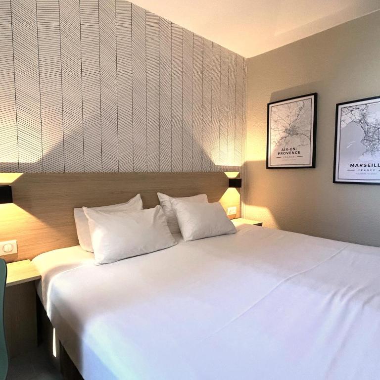 Kyriad Martigues Sud - Zimmer Next Generation – 1 Doppelbett - 1