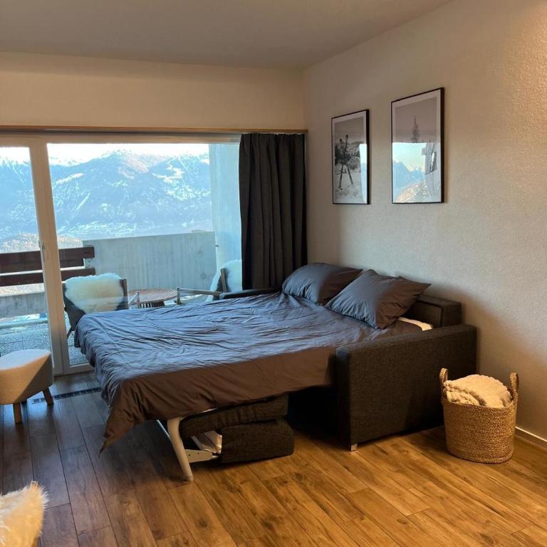 Studio élégant rénové avec vue à Anzère - Apartment mit 1 Schlafzimmer - 10