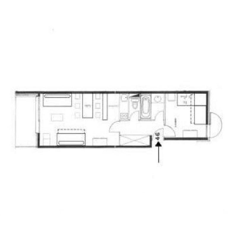 Appartement avec balcon, proche des pistes et commerces - Appartement 1 Chambre - 12