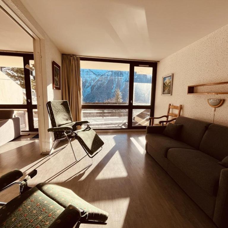 Spacieux appart 2 pièces pour 9 personnes avec terrasse à Plan Peisey - Apartamento de 1 dormitorio - 1