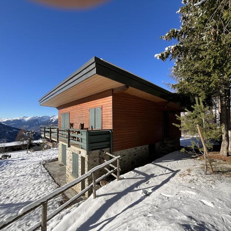 Chalet rustique pour 11 pers, accès direct pistes, animaux admis, Wi-Fi - Chalet 3 Chambres - 12