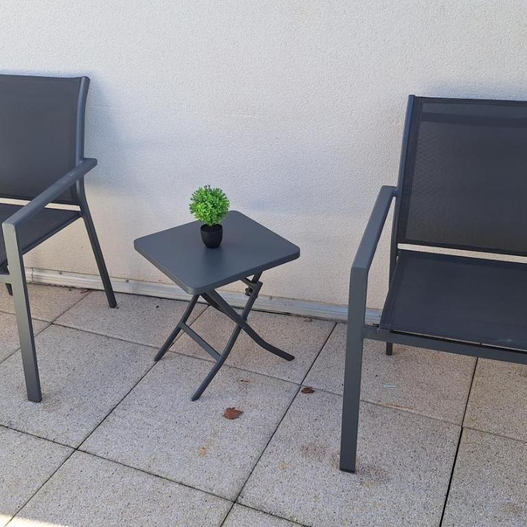T3 centre La Teste-de-Buch Terrasse 2 parkings Wi-Fi fibre 4 pers - Apartment mit 2 Schlafzimmern - 12