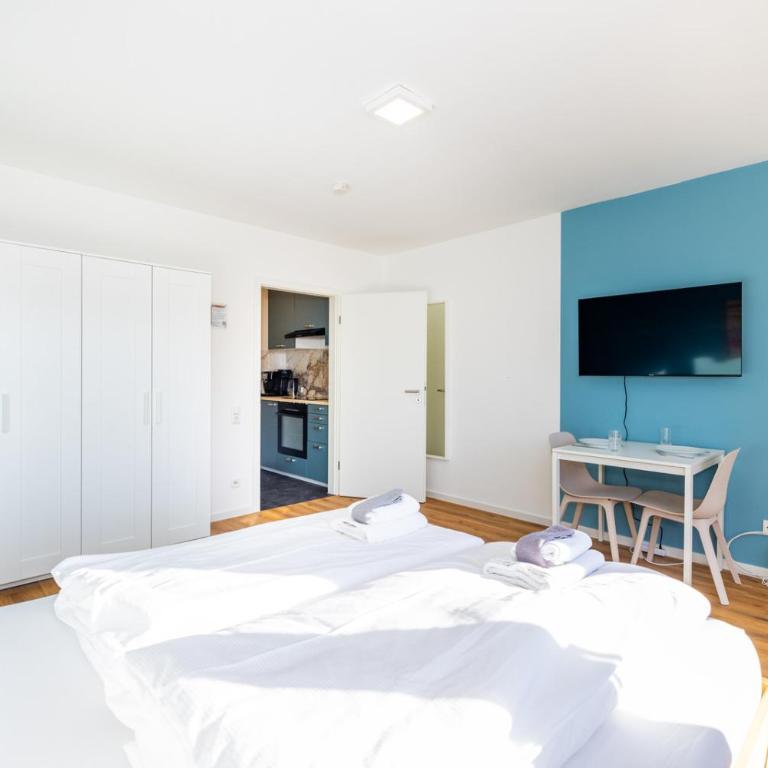 Gemütliche, moderne Ferienwohnung in Stadtnähe - Apartment mit 1 Schlafzimmer und Balkon - 2