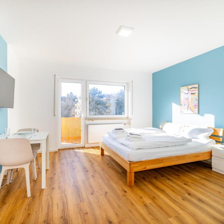 Gemütliche, moderne Ferienwohnung in Stadtnähe - Apartment mit 1 Schlafzimmer und Balkon - 28
