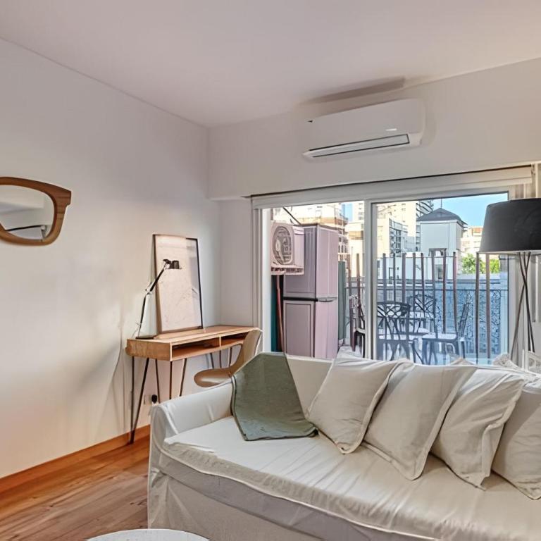 Spacious with Terrace and Private BBQ in Belgrano - One-Bedroom Apartment with Terrace - 13